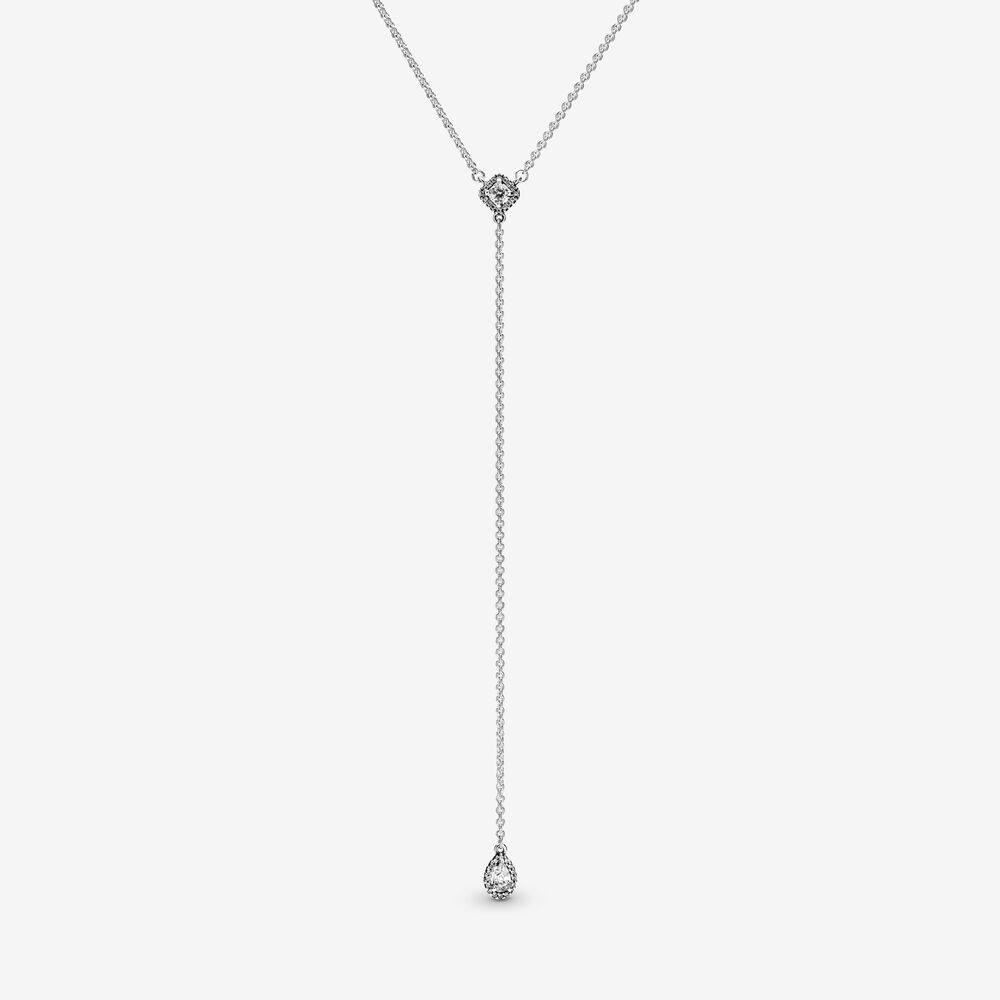 Pandora Geometric Shapes Y Necklace 398504C01-60