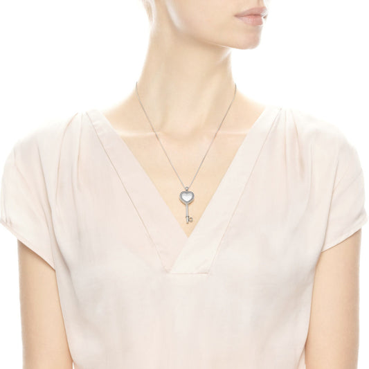 Collana Pandora Dolci Ricordi Chiave Del Mio Cuore 396581CZ-80