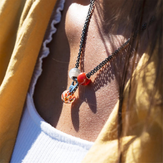 Bead Trollbeads Pendente Foglie d'Autunno TAGPE-00084