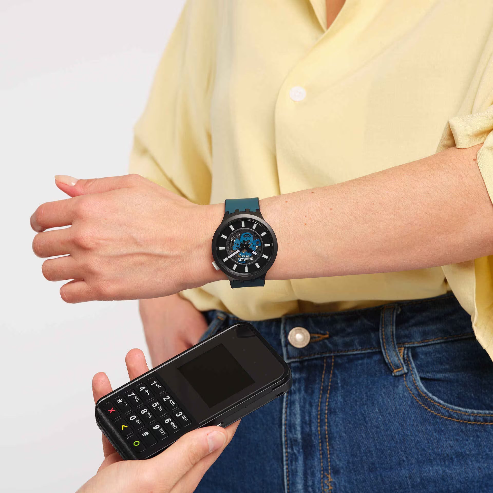 Orologio Swatch NIGHT TRIP PAY! SB03B111-5300 – Casadei Gioielli