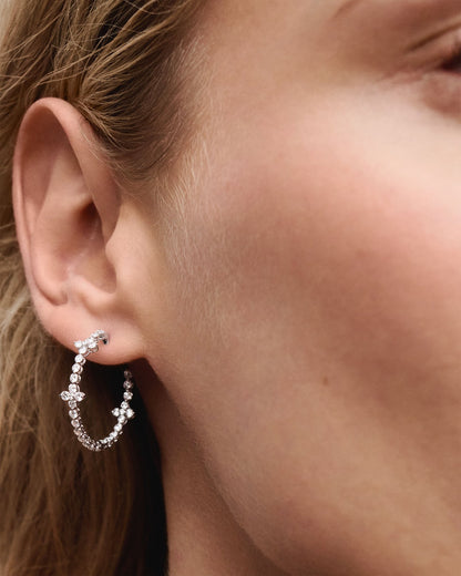 Orecchini PD PAOLA Orecchini Maggie in diamanti e oro bianco AR06-F86-U