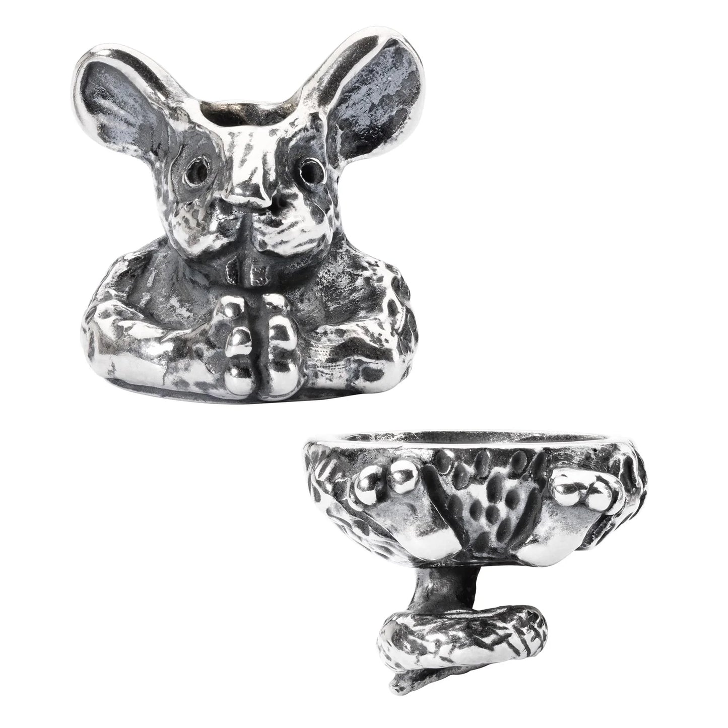Silver Bead Ring Butterfly in Flight THUN by Trollbeads® - I Love Freedom TAGBE-10242EC