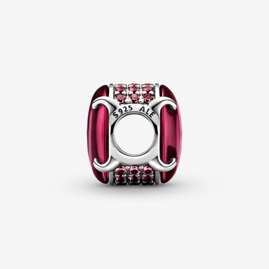 Pandora Charm with Fuchsia Oval Cabochon Stone 799309C01