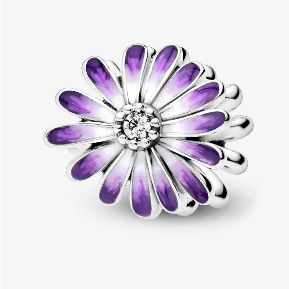 Pandora Purple Daisy Charm 798775C02