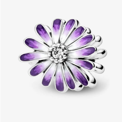 Pandora Purple Daisy Charm 798775C02