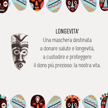 Bracciale Spadarella spadino maschera Longevità - SPBR700
