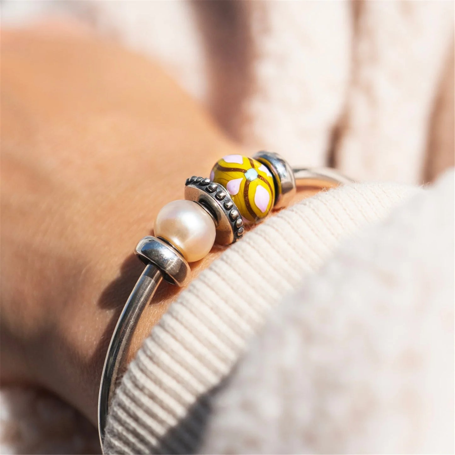 Silver Bead Ring Butterfly in Flight THUN by Trollbeads® - I Love Freedom TAGBE-10242EC