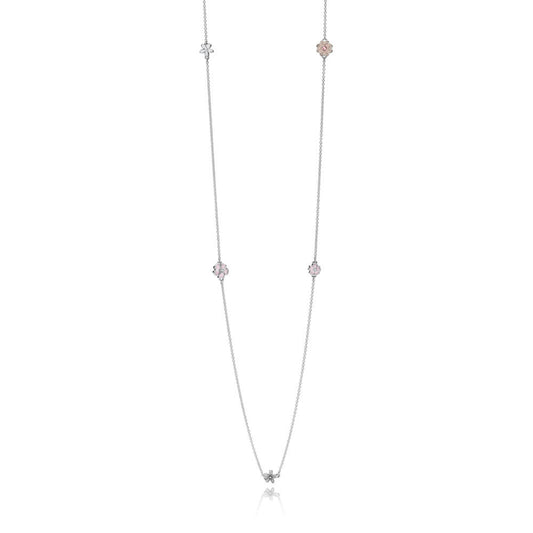 Pandora Poetic Flowers Necklace 590518enmx