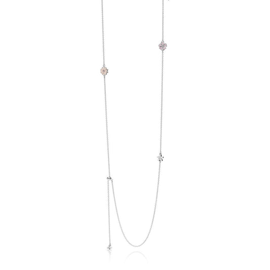 Pandora Poetic Flowers Necklace 590518enmx