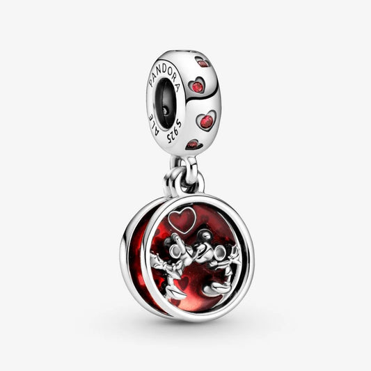 Charm Pendente Pandora Disney Amore e Baci con Mickey Mouse e Minnie 799298C01