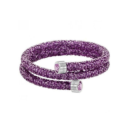 Swarovski Crystaldust Purple Double Bracelet