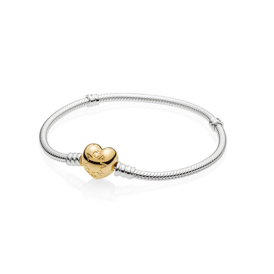 Bracciale Pandora Moments con Chiusura a Cuore Shine 560719