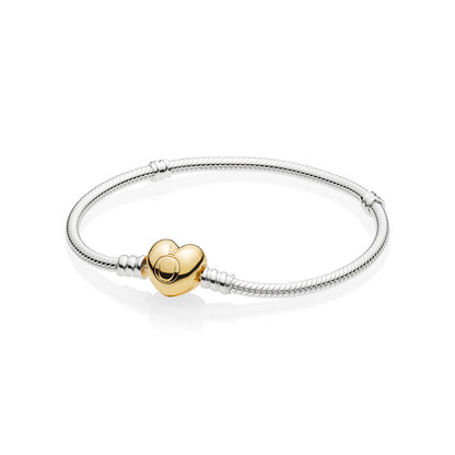 Bracciale Pandora Moments con Chiusura a Cuore Shine 560719