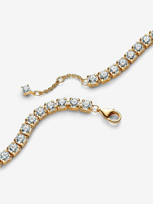 Bracciale Pandora Tennis con Pietre grandi Placcatura in Oro 14k 563539C01