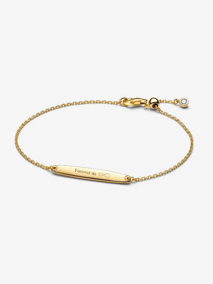 Pandora Tennis Bracelet Yellow Crystals 14k Gold Plating 561469C03