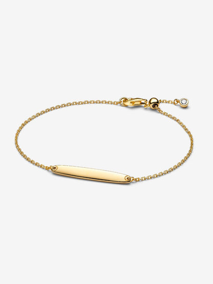 Pandora Tennis Bracelet Yellow Crystals 14k Gold Plating 561469C03