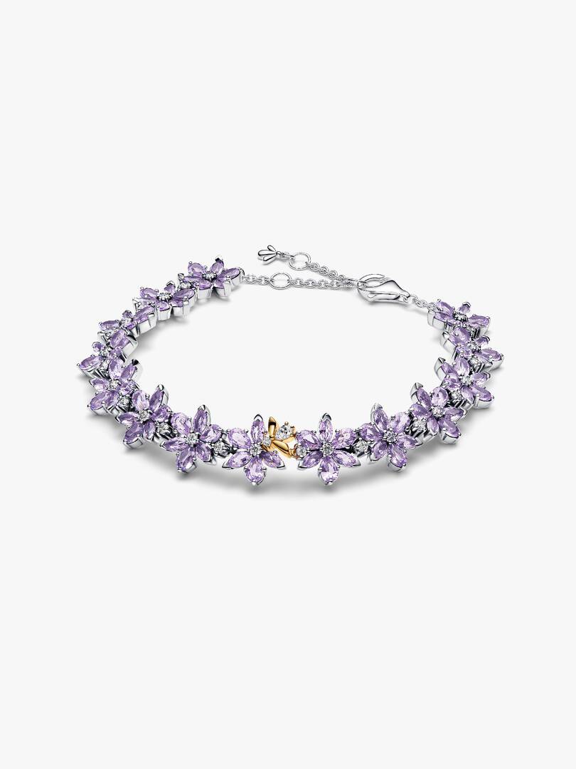 Bracciale Pandora Bridgerton, Herbarium Fiori Viola e Ape 564396C01