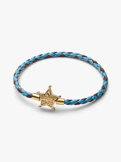 Bracciale Pandora Disney Pixar, Toy Story, Bracciale in Pelle Stella dello Sceriffo 564605C01