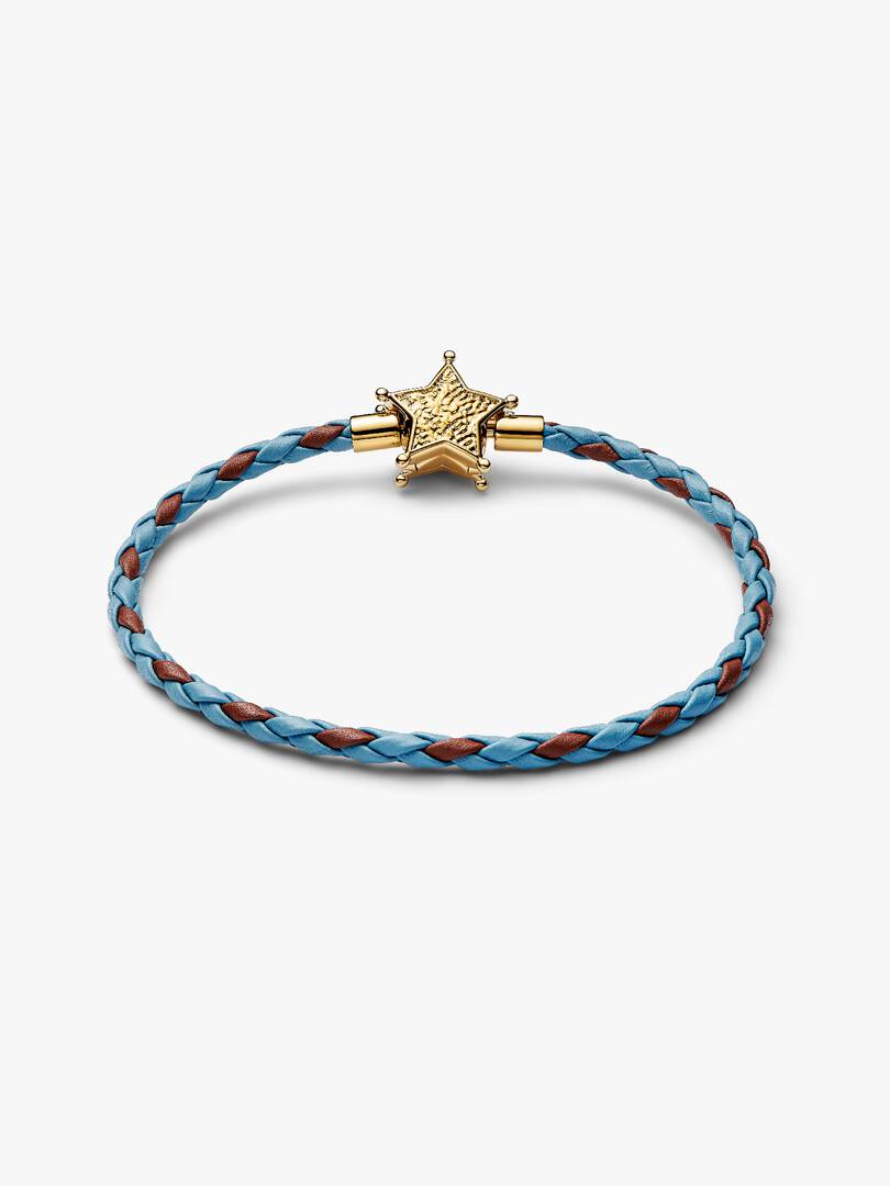 Bracciale Pandora Disney Pixar, Toy Story, Bracciale in Pelle Stella dello Sceriffo 564605C01