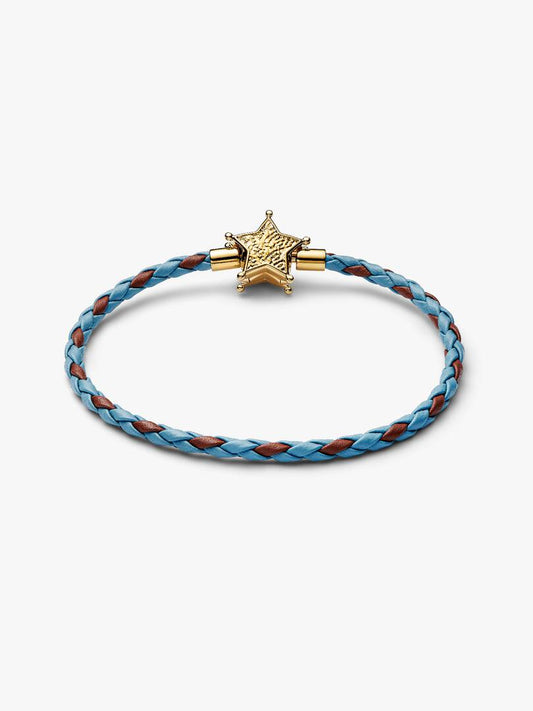 Bracciale Pandora Disney Pixar, Toy Story, Bracciale in Pelle Stella dello Sceriffo 564605C01