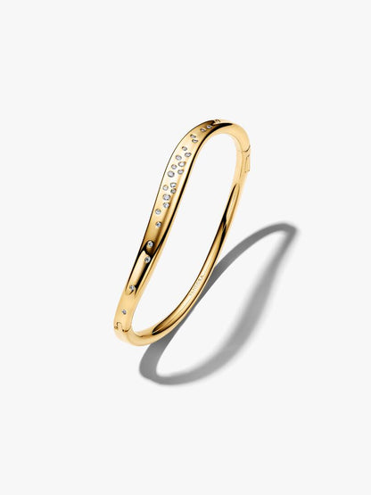 Bracciale Pandora Linea Sinuosa con Pietre Luminose 564655C01