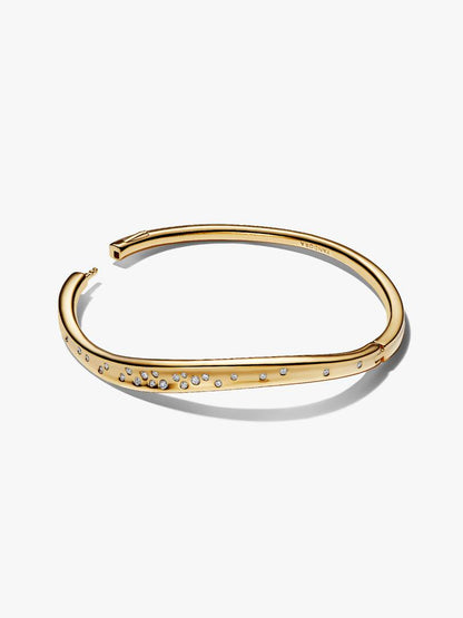 Bracciale Pandora Linea Sinuosa con Pietre Luminose 564655C01