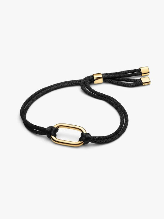 Bracciale Pandora Regolabile Cordino Nero con Link Apribile Pandora ME 564680C01