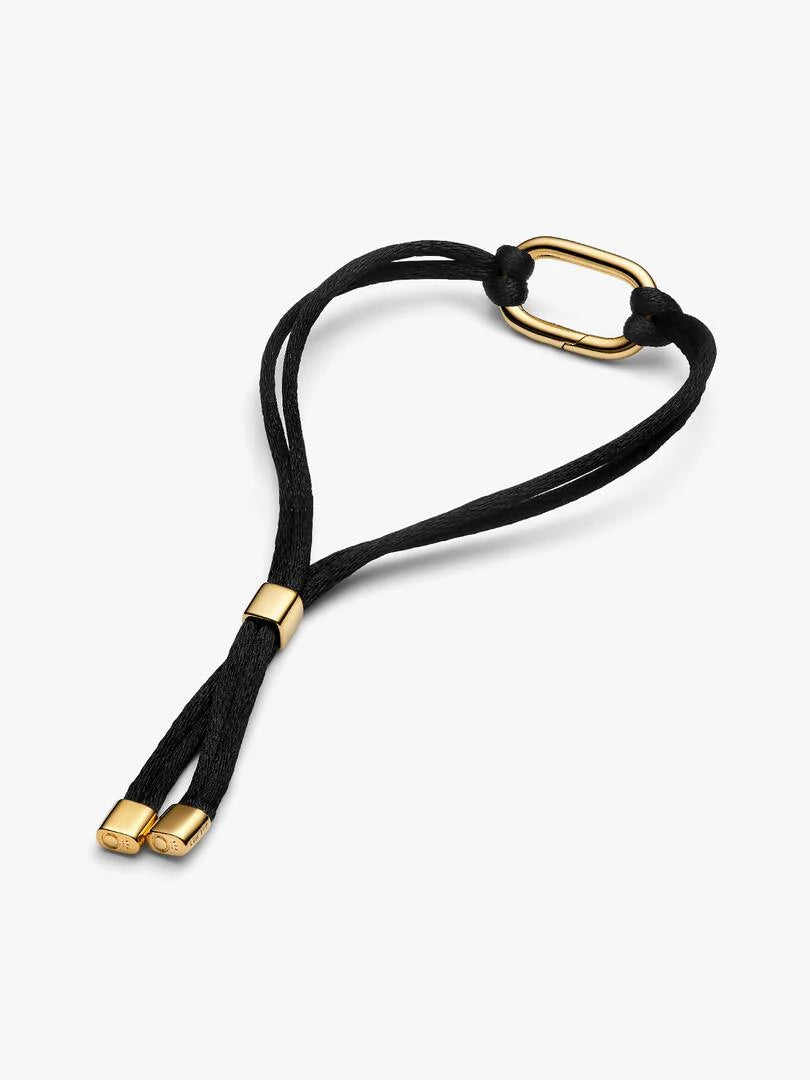 Bracciale Pandora Regolabile Cordino Nero con Link Apribile Pandora ME 564680C01