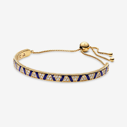 Bracciale Rigido Pandora con Chiusura Scorrevole Linee Esotiche 568051CZ