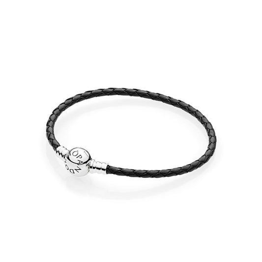 Pandora Single Wrap Leather Bracelet 590745CBK-S