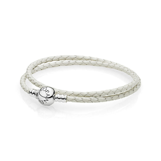 Pandora Double Wrap Leather Bracelet 590745CIW-D