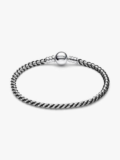 Bracciale Pandora Intreccio Tessuto Nero 593816C02