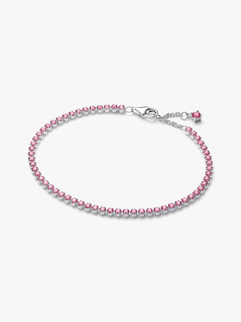 Bracciale Pandora Tennis con Pietre Rosa Piccole 593927C02