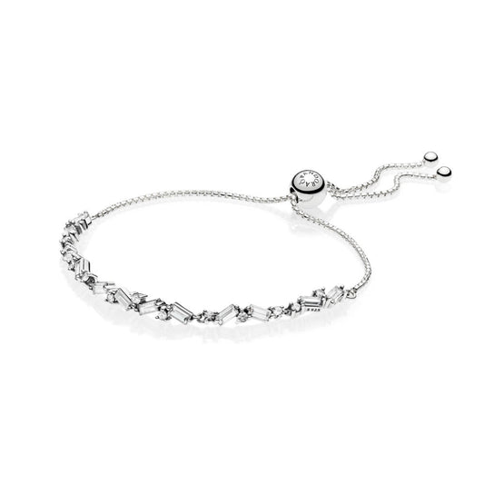 Bracciale Pandora con chiusura scorrevole Bellezza glaciale 597558CZ