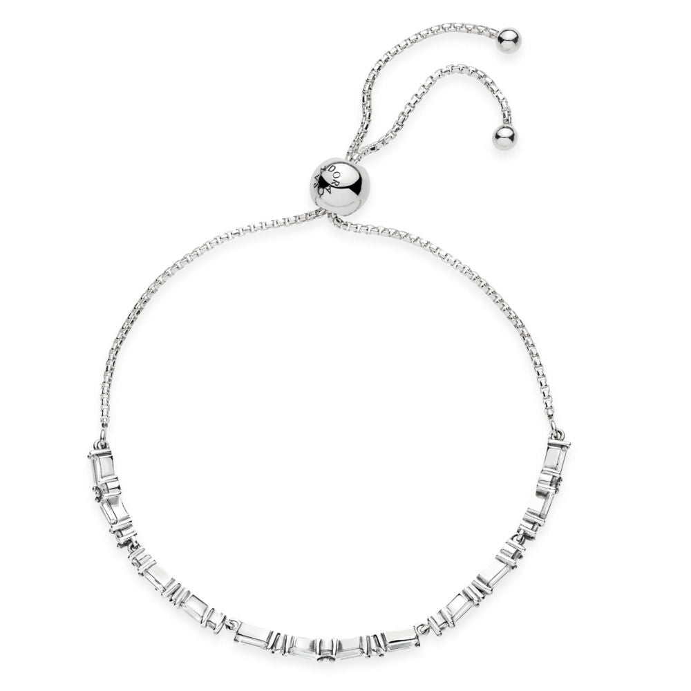 Bracciale Pandora con chiusura scorrevole Bellezza glaciale 597558CZ