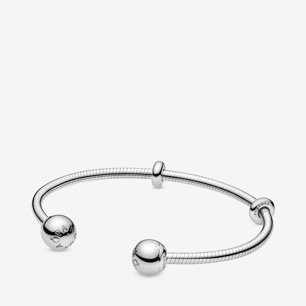 Bracciale Rigido Aperto Pandora Maglia Snake 598291