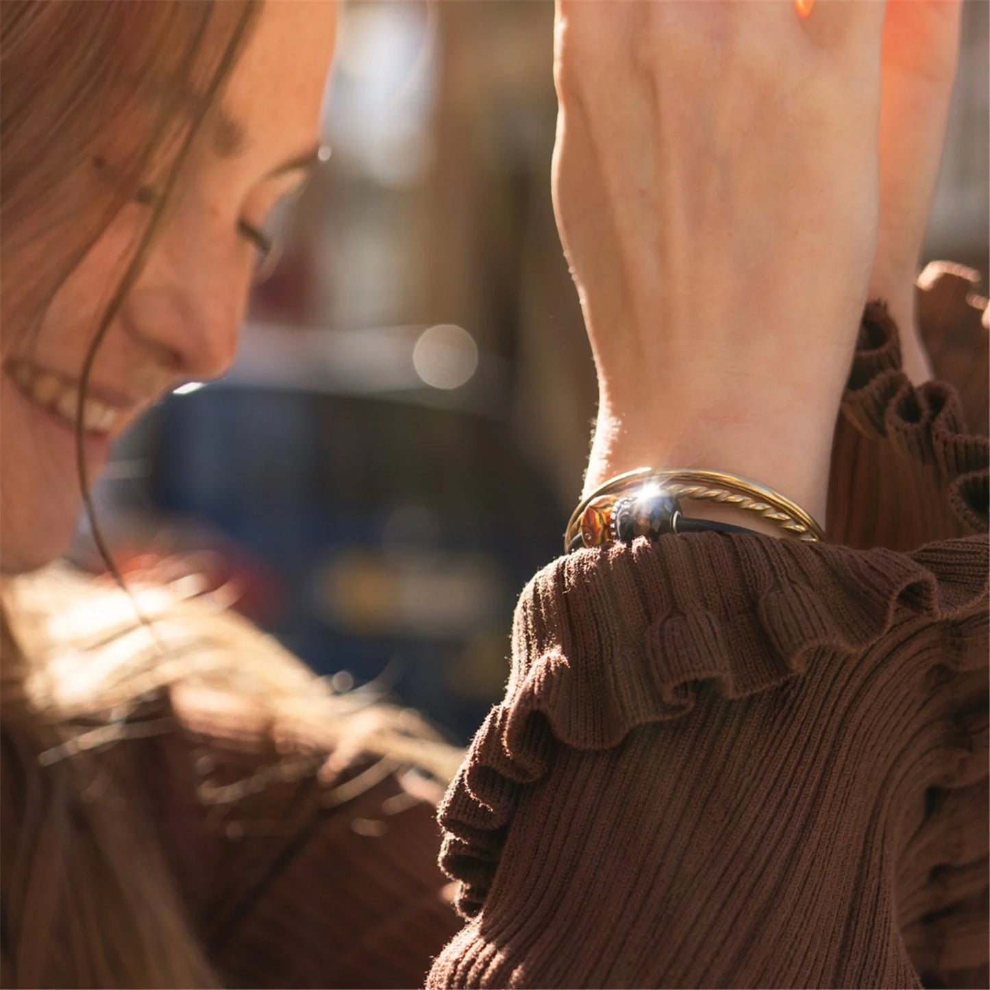 Bead Trollbeads Luce di Raggi Ambra TGLBE-00253