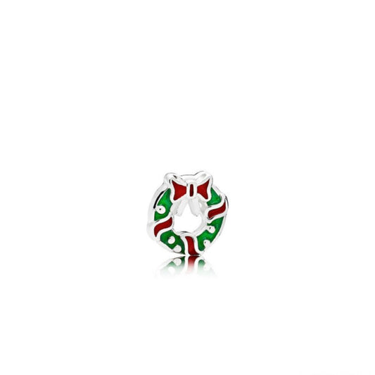 Pandora Petite Memories Small Christmas Wreath Charm 796397ENMX