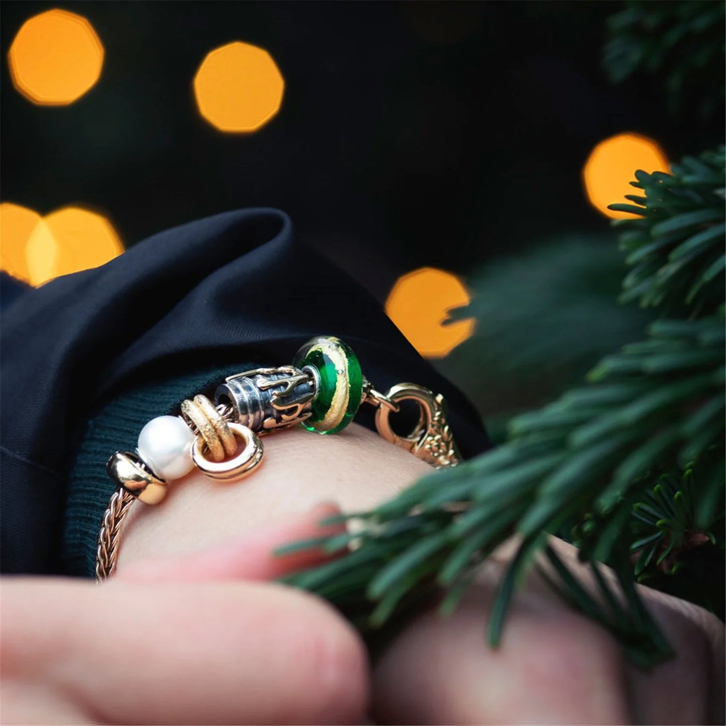 Chiusura Trollbeads Merletto Oro TAULO-00005