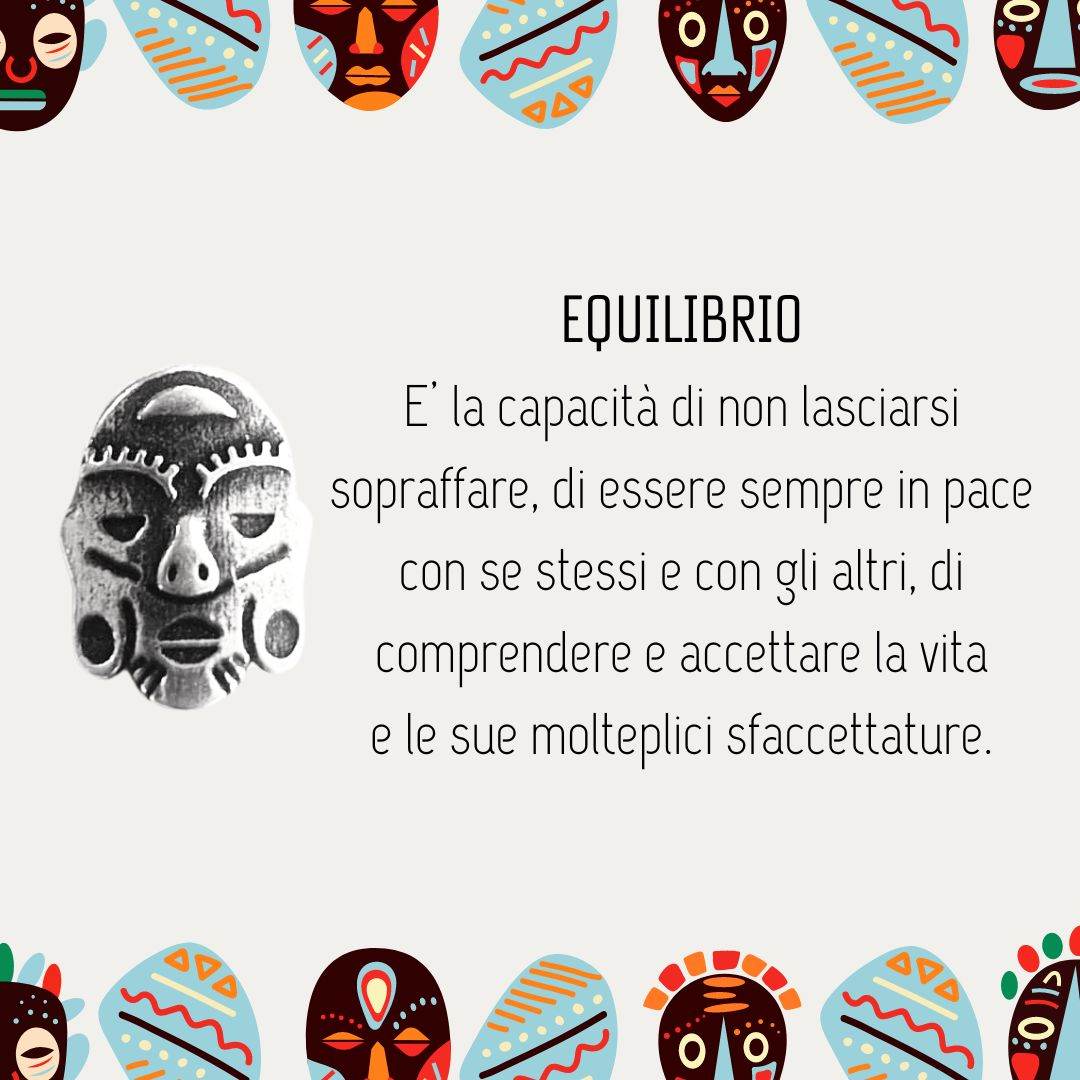 Bracciale Spadarella spadino maschera Equilibrio - SPBR703