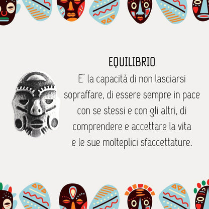 Bracciale Spadarella spadino maschera Equilibrio - SPBR703