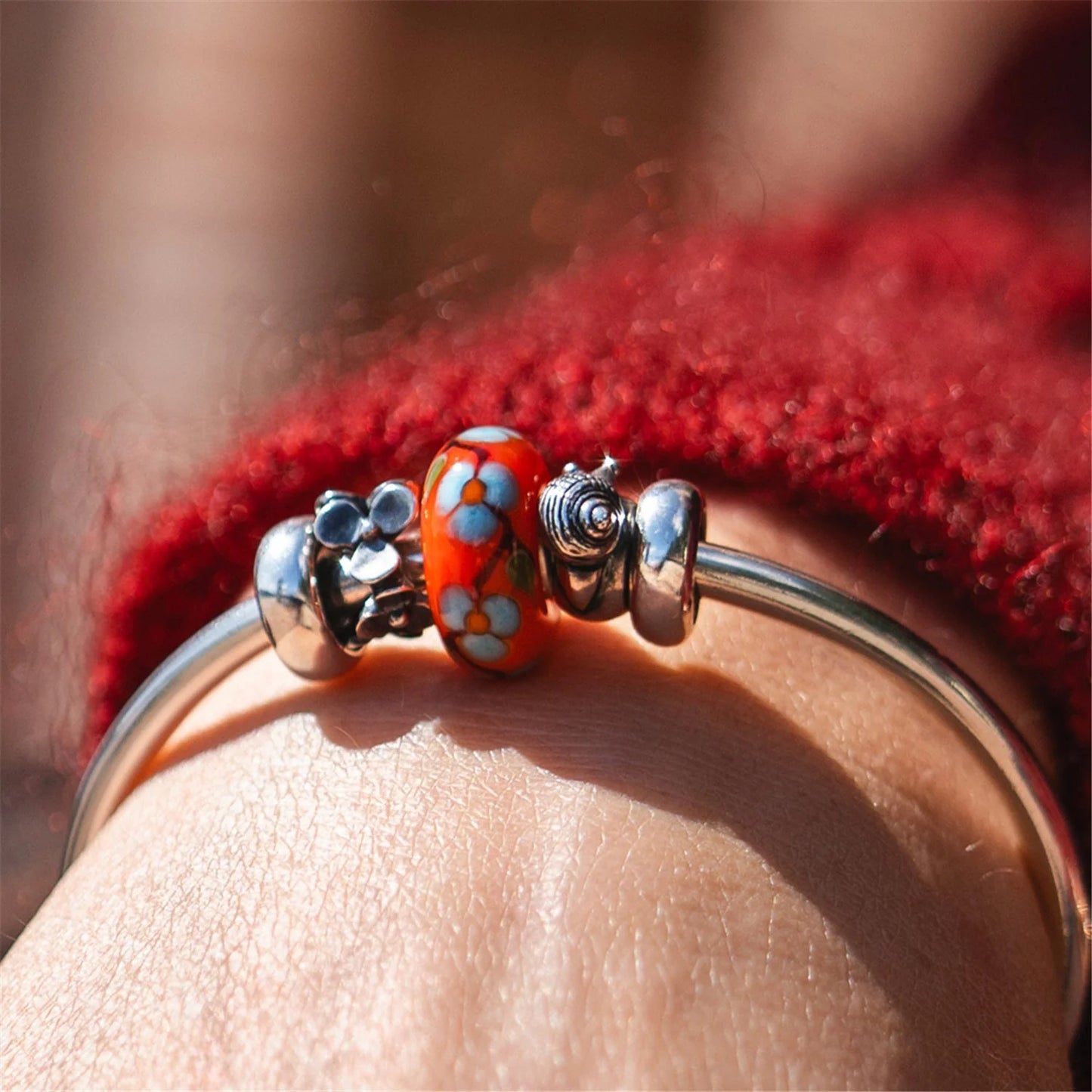 Silver Bead Ring Butterfly in Flight THUN by Trollbeads® - I Love Freedom TAGBE-10242EC