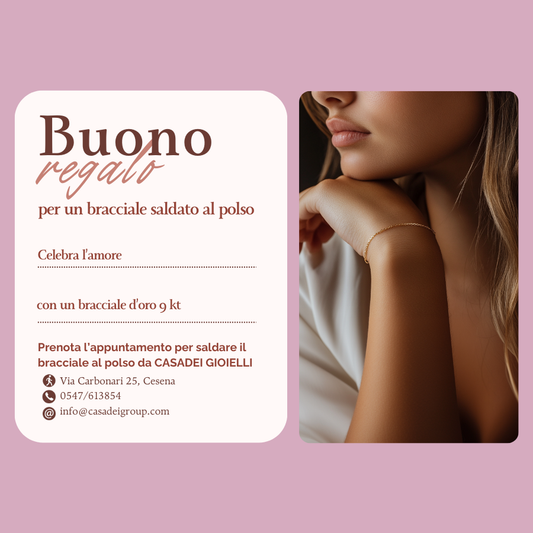 Buono bracciale Infinito oro 9 kt