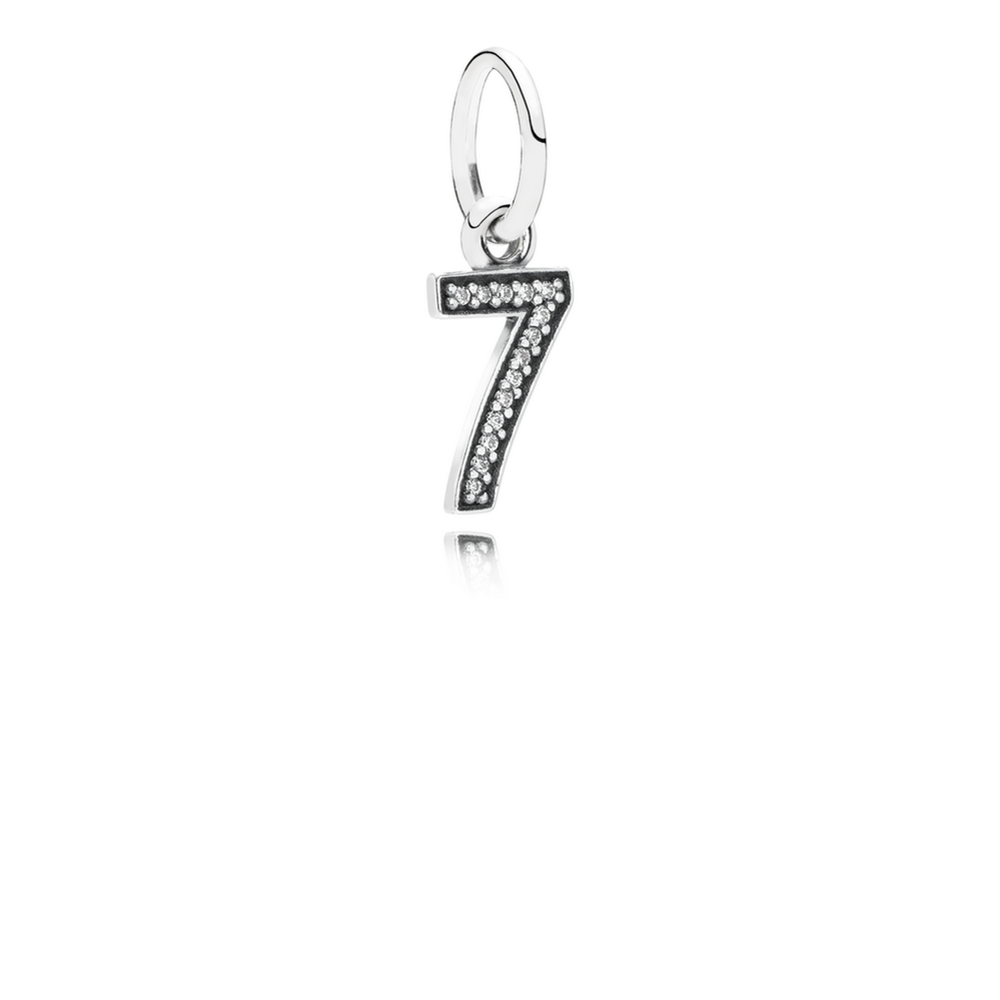 Pandora Charm Numero 7 791345CZ