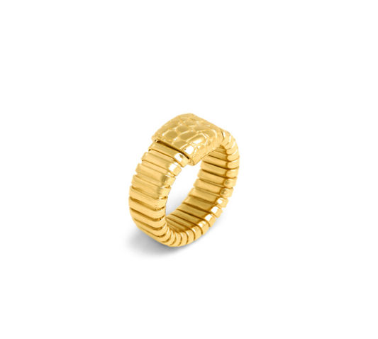 Anello Tubogas Croco Doppio Giovanni Raspini 12544
