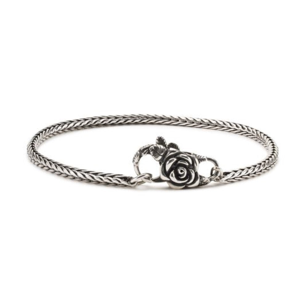 Bracciale Trollbeads in Argento con Chiusura Rosa