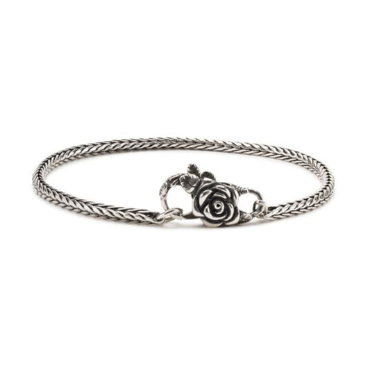 Bracciale Trollbeads in Argento con Chiusura Rosa