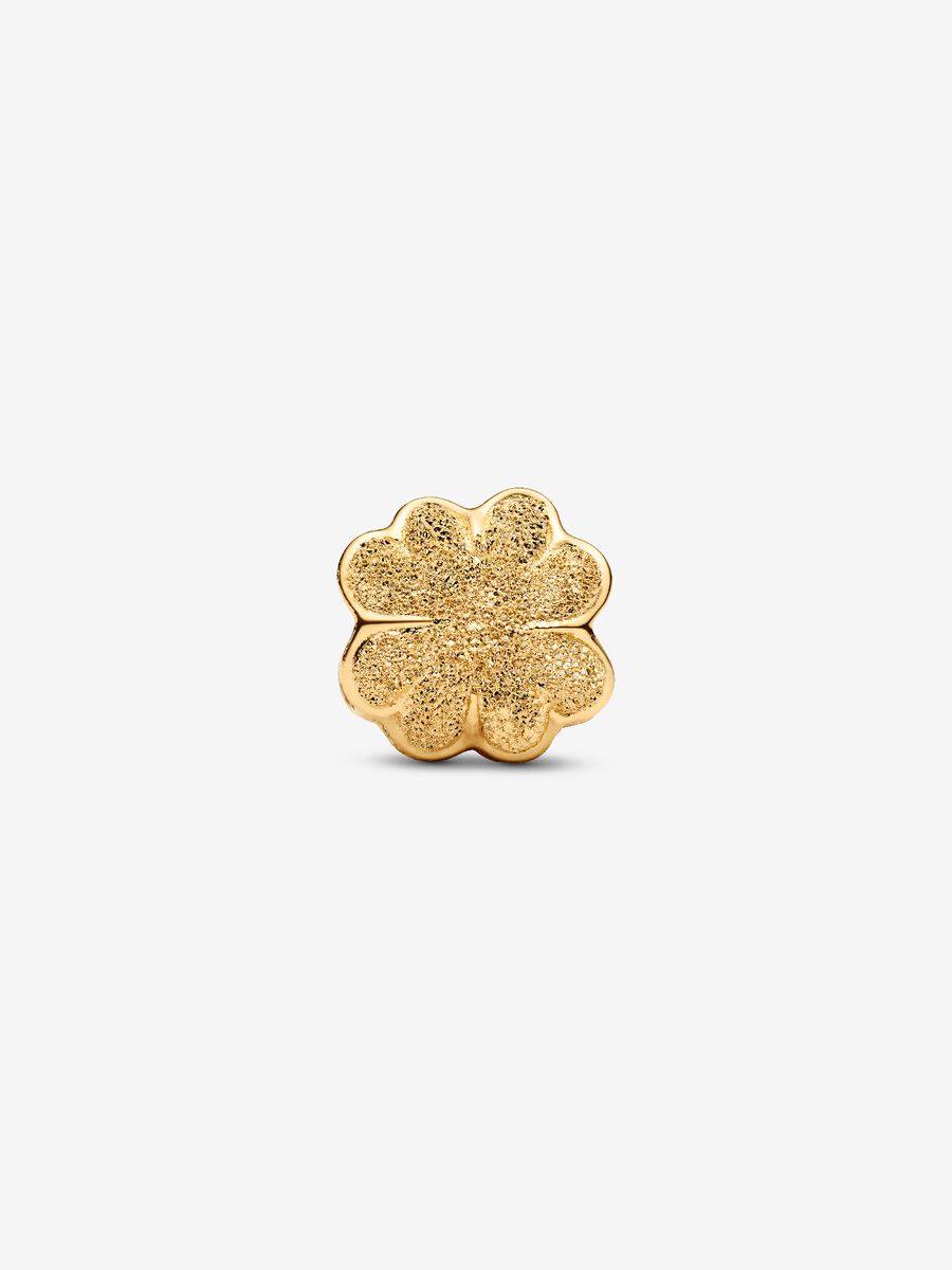 Mini Charm Pandora Quadrifoglio effetto diamantato 764047C00
