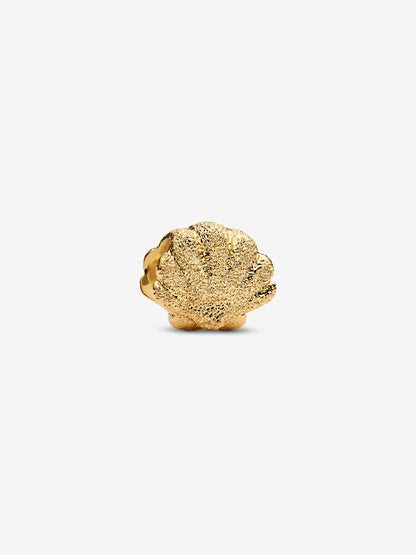 Mini Charm Pandora Conchiglia effetto diamantato Placcatura in Oro 14k