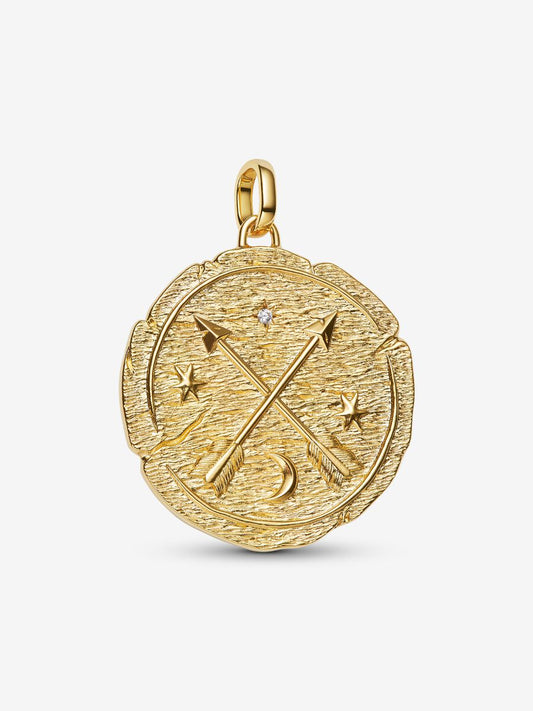Charm Pandora Medallion Grande Frecce "Ad Meliora" 764084C01